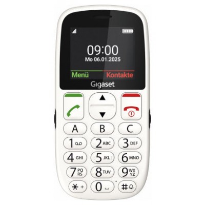 Gigaset GL395 5,59 cm (2.2") 90 g Blanco Tel&eacute;fono para personas mayores (Espera 4 dias)