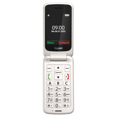 Gigaset M&oacute;vil Senior GL595 2.8" SIM Blanco Perla