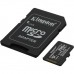 MEMORIA SD MICRO 256GB KINGSTON CLASE 10 +  ADAPTADOR