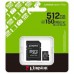 MEMORIA SD MICRO 512GB KINGSTON CLASE 10 + ADAPTADOR-SX24 MEMORIA SD MICRO 512GB KINGSTON CLASE 10 + ADAPTADOR