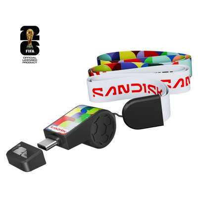 SANDISK FIFA WORLD CUP 2026 USB-C DRIVE, 64G GLOBAL EDITION (Espera 4 dias)