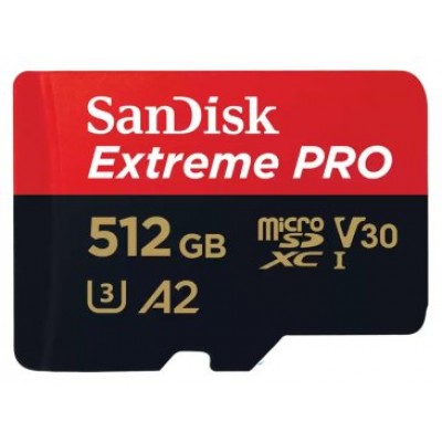 SanDisk Extreme PRO 512 GB MicroSDXC UHS-I Clase 10 (Espera 4 dias)