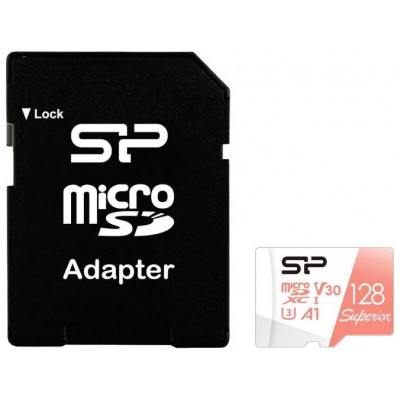 SP MicroSDXC 128GB Clase 10 V30 A1