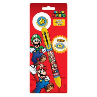 BOLÍGRAFO MULTICOLOR SUPER MARIO PYRAMID SR72884 (Espera 4 dias)