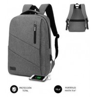 SUBBLIM City Backpack maletines para portátil 39,6 cm (15.6") Mochila Gris (Espera 4 dias)