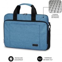 SUBBLIM Malet&iacute;n Ordenador Air Padding Laptop bag 15,6" Azul (Espera 4 dias)