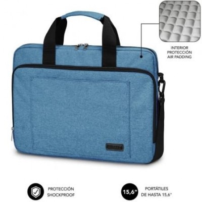 SUBBLIM Malet&iacute;n Ordenador Air Padding Laptop bag 15,6" Azul (Espera 4 dias)