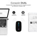 RATON SUBBLIM LED DUAL FLAT RGB BLACK BLUETOOHT BATERIA RECARGABLE-SX3 RATON SUBBLIM LED DUAL FLAT RGB BLACK BLUETOOHT BATERIA RECARGABLE