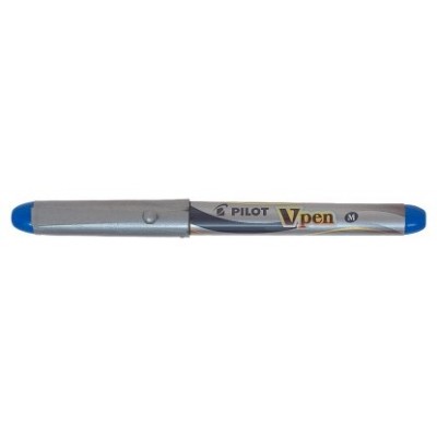 PLUMA DESECHABLE VPEN SILVER AZUL PILOT SVP-4M-L (MIN12) (Espera 4 dias)