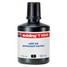 FRASCO TINTA PARA RELLENAR 100ML NEGRO EDDING T100-01 (Espera 4 dias)