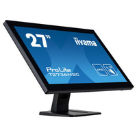 MONITOR IIYAMA 27" BONDED PCAP 10P TOUCH, 1920X1080, IPS-PANEL, FLAT BEZEL FREE GLASS FRONT, HDMI, DISPLAYPORT, 360CD/M&sup2; (WITH TOUCH), USB HUB 2X 3.2, SPEAKERS (T2752MSC-B1) (Espera 4 dias)