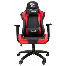 Talius silla Gecko V2 gaming negra/roja, brazos fijos, butterfly, base nylon, ruedas nylon, gas clas