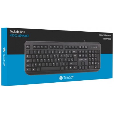 Talius Teclado 502 Advance Black Usb