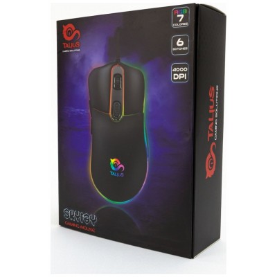 Mouse Talius Gaming Rgb Skyray 4000dpi 6 Botones