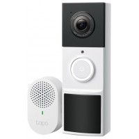 TP-LINK VIDEO DOORBELL CAMERA 1 X TAPO D210, 1 X TAPO D100C SPEC: 2K 3MP (2304X1296), 2.4GHZ, 6400MAH RECHARGEABLE LITHIUM-ION BATTERY (Espera 4 dias)