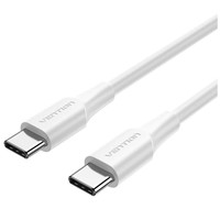 CABLE USB-C A USB-C 2.0 60W 0.5 M BLANCO VENTION (Espera 4 dias)