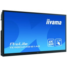 iiyama TE9804MIS-B1AG pizarra y accesorios interactivos 2,49 m (98") 3840 x 2160 Pixeles Pantalla táctil Negro (Espera 4 dias)