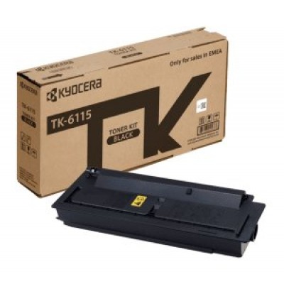 KYOCERA CARTUCHO DE TÓNER NEGRO (1T02P10NL0, TK-6115) ECOSYS M4125/M4132idn(15K)