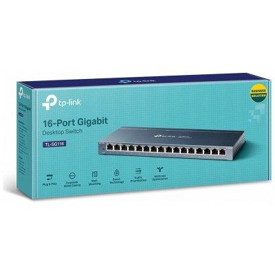 SWITCH TP-LINK 16-PORT GIGABIT EASY SMART SWITCH