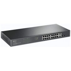 TP-LINK TL-SG1218MP switch Gigabit Ethernet (10/100/1000) Energía sobre Ethernet (PoE) Negro (Espera 4 dias)