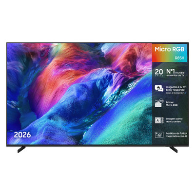 Samsung TV 85" 4K Micro RGB R85H SamsungVision AI Smart TV (2026) (Espera 4 dias)-SX566 Samsung TV 85" 4K Micro RGB R85H SamsungVision AI Smart TV (2026) (Espera 4 dias)
