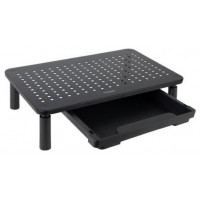 SOPORTE ELEVADOR PARA PORTATIL/MONITOR CON CAJON NEGRO TQMR086 TOOQ (Espera 4 dias)