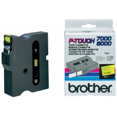 BROTHER Cinta laminada Amarillo / negro 18 mm