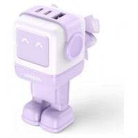 Ugreen Nexode RG 65W 3-Port GaN Ordenador port&aacute;til, Tel&eacute;fono m&oacute;vil, Rat&oacute;n, Port&aacute;til, Bater&iacute;a port&aacute;til, Tel&eacute;fono Rosa Corriente alterna Carga r&aacute;pida Interior (Espera 4 dias)