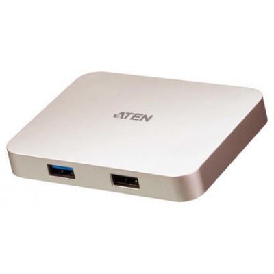 Aten UH3235-AT hub de interfaz USB 2.0 Type-C Oro rosa (Espera 4 dias)