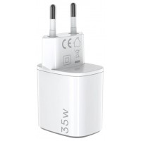 Celly Cargador Gan  1USB 1USBC 35w WH