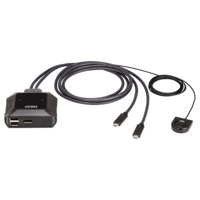 ATEN 2-PORT USB-C 4K DISPLAYPORT KVM SWITCH (US3312-AT) (CP20) (Espera 4 dias)-SX346 ATEN 2-PORT USB-C 4K DISPLAYPORT KVM SWITCH (US3312-AT) (CP20) (Espera 4 dias)