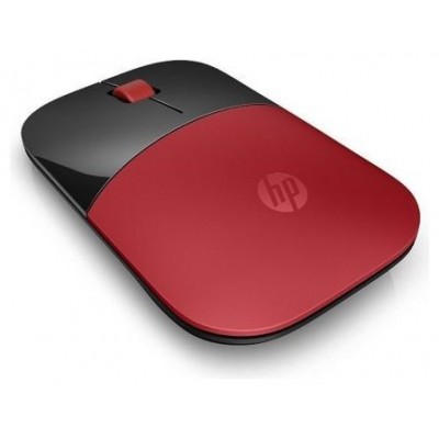 HP Raton Z3700 Ambidiestro RF inalambrica optico 1200 DPI/ V0L82AA/ Rojo y Negro