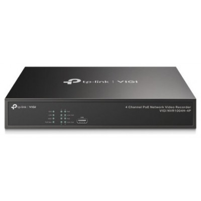 TP-Link VIGI NVR1004H-4P-2TB Grabadore de v&iacute;deo en red (NVR) Negro (Espera 4 dias)