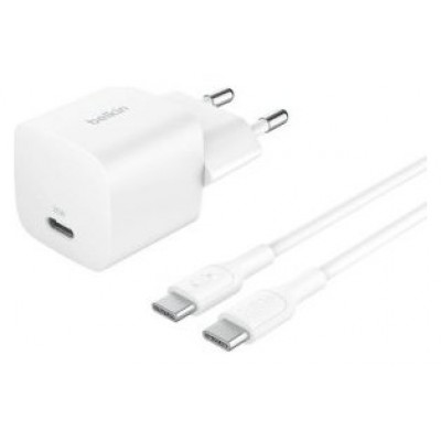 CARGADOR USB BELKIN WCA012KQ1MWH-B6 USB-C PD 25W +