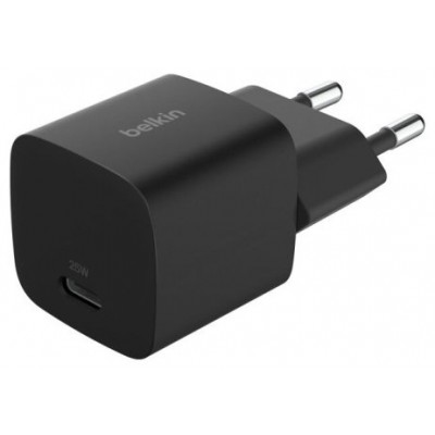 BELKIN 25W USBC PD WALL CHARGER WITH PPS, BLK (Espera 4 dias)
