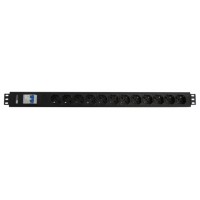 WP WPN-PDU-G02-12 base m&uacute;ltiple 2 m 12 salidas AC Negro (Espera 4 dias)