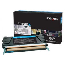 Lexmark X748 Cartucho de toner cian Alto Rendimiento