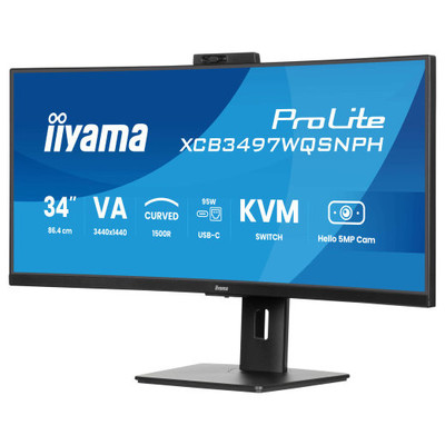 MONITOR IIYAMA VA, 2H 1DP,DOCK, KVM, 95W, 5MP HELLO (Espera 4 dias)-SX58 MONITOR IIYAMA VA, 2H 1DP,DOCK, KVM, 95W, 5MP HELLO (Espera 4 dias)