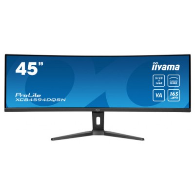 iiyama G-MASTER 45"LCD Curved Bus. UWQHD pantalla para PC 114,3 cm (45") 5120 x 1440 Pixeles Dual QHD LED Negro (Espera 4 dias)