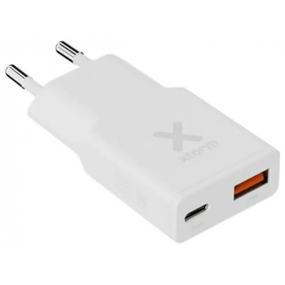 CARGADOR USB DE VIAJE/PARED 33W Go2 SLIMLINE TYPE-C/USB BLANCO XTORM (Espera 4 dias)
