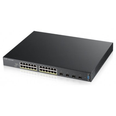 Zyxel XGS2210-28HP Gestionado L2 Gigabit Ethernet (10/100/1000) Energ&iacute;a sobre Ethernet (PoE) 1U Negro (Espera 4 dias)