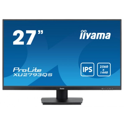 iiyama ProLite XU2793QS-B6 pantalla para PC 68,6 cm (27") 2560 x 1440 Pixeles 2K Ultra HD LED Negro (Espera 4 dias)