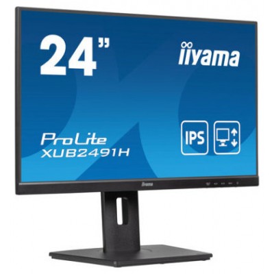 MONITOR IIYAMA 24", PANEL IPS, 100HZ, HDMI, DISPLAY PORTS. (NO ALTAVOCES). REGULABLE. (Espera 4 dias)