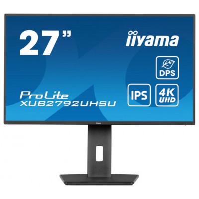 iiyama ProLite XUB2792UHSU-B6 pantalla para PC 68,6 cm (27") 3840 x 2160 Pixeles 4K Ultra HD LED Negro (Espera 4 dias)