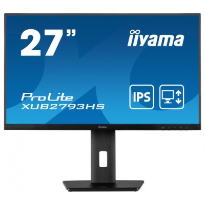 iiyama ProLite XUB2793HS-B7 pantalla para PC 68,6 cm (27") 1920 x 1080 Pixeles Full HD LED Negro (Espera 4 dias)